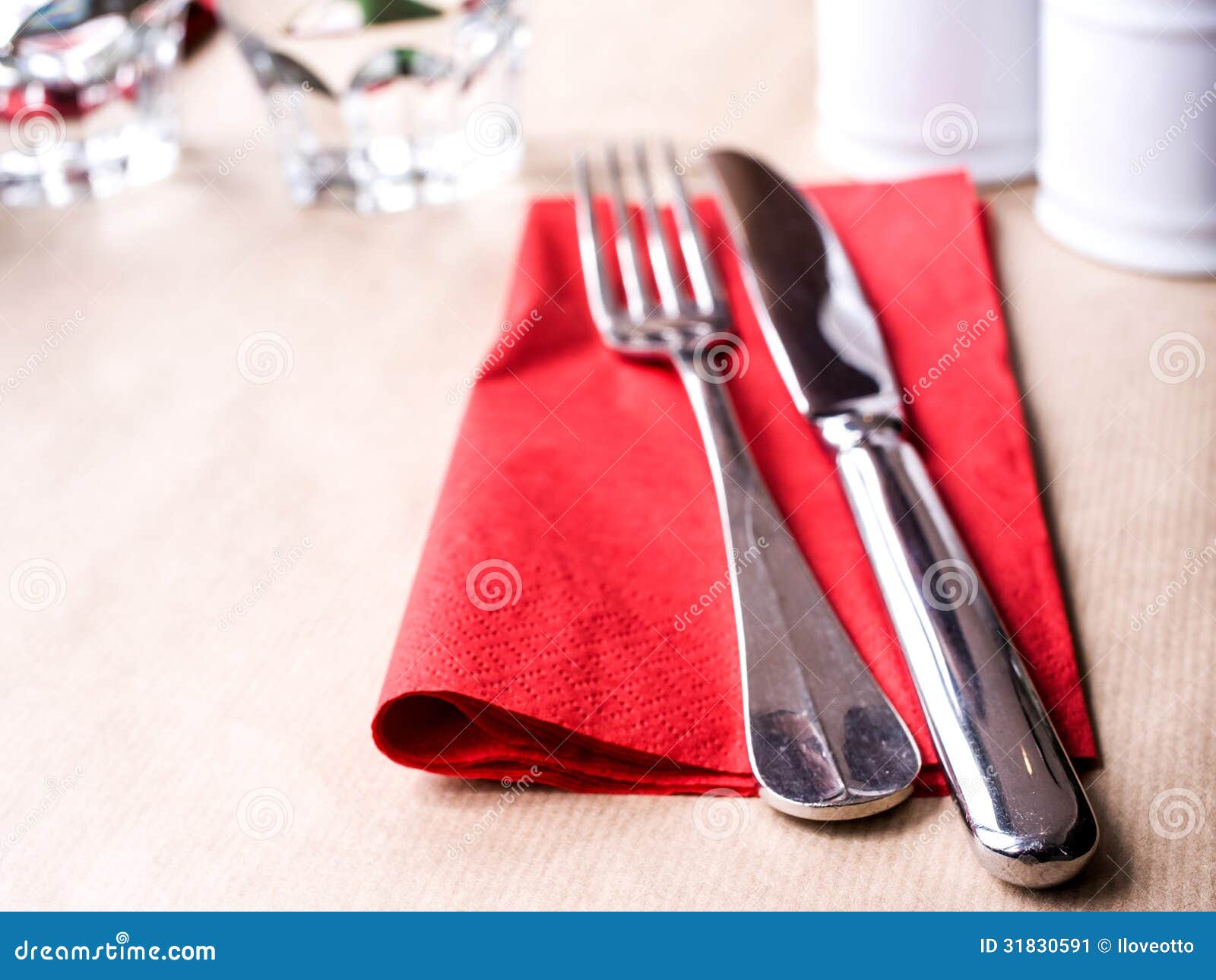 Table setting stock image. Image of cutlery, place, dinner 31830591