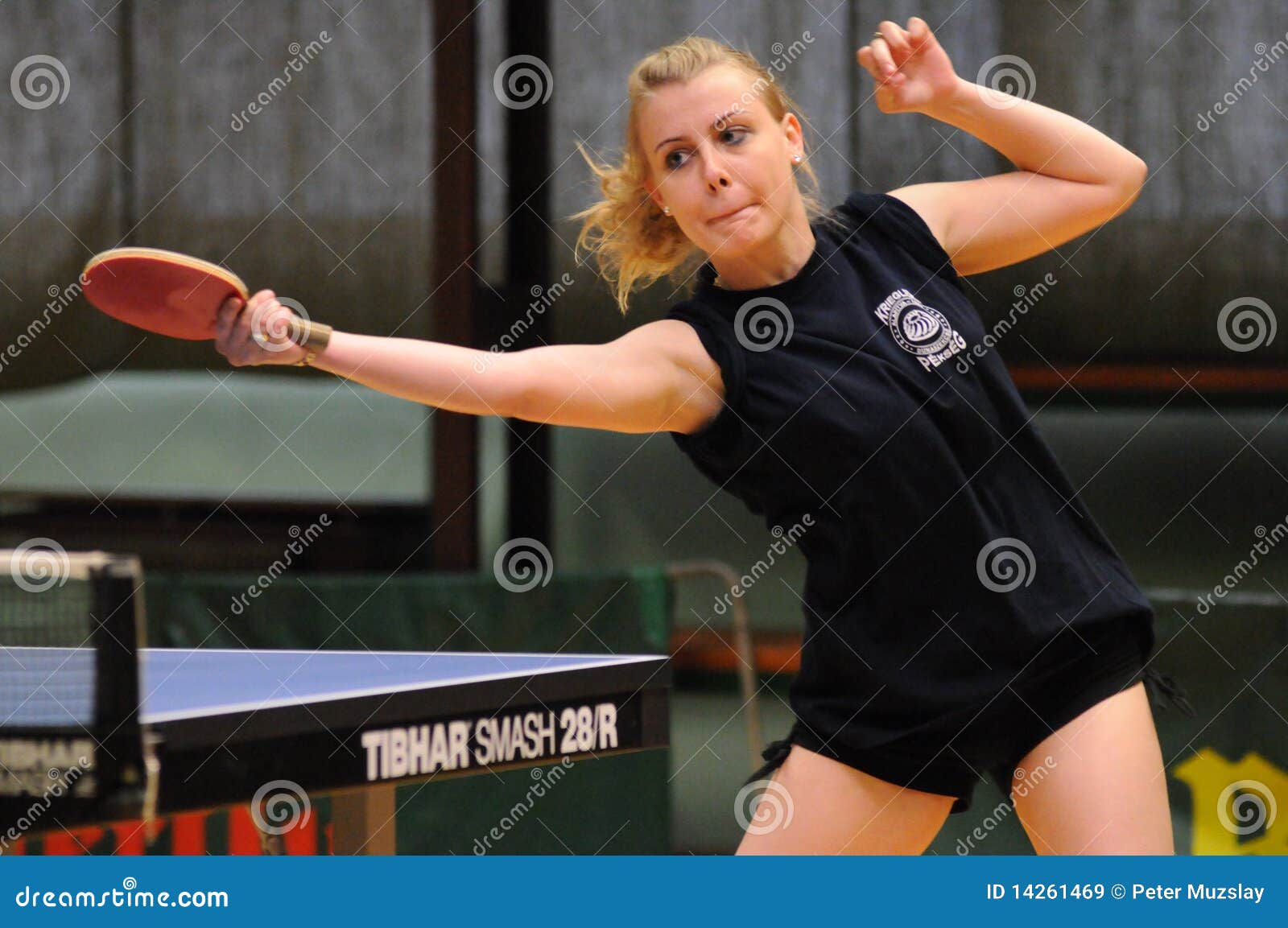 Table tennis action editorial stock image. Image of active 14261469