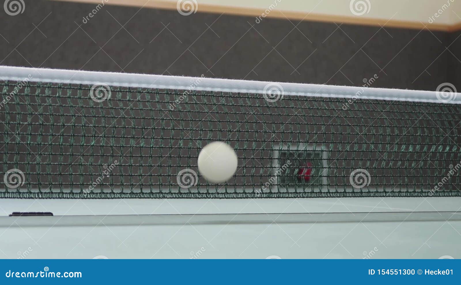 Table Tennis with Ball Net and Table Stock Footage Video of tennis
