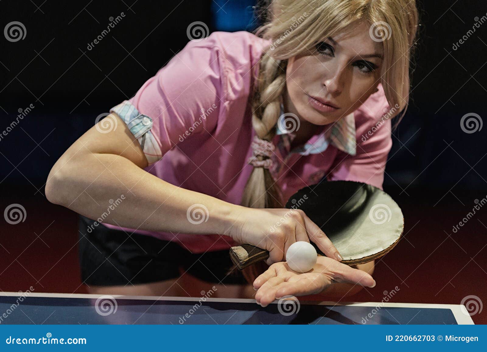 Table tennis champion stock image. Image of indoors 220662703