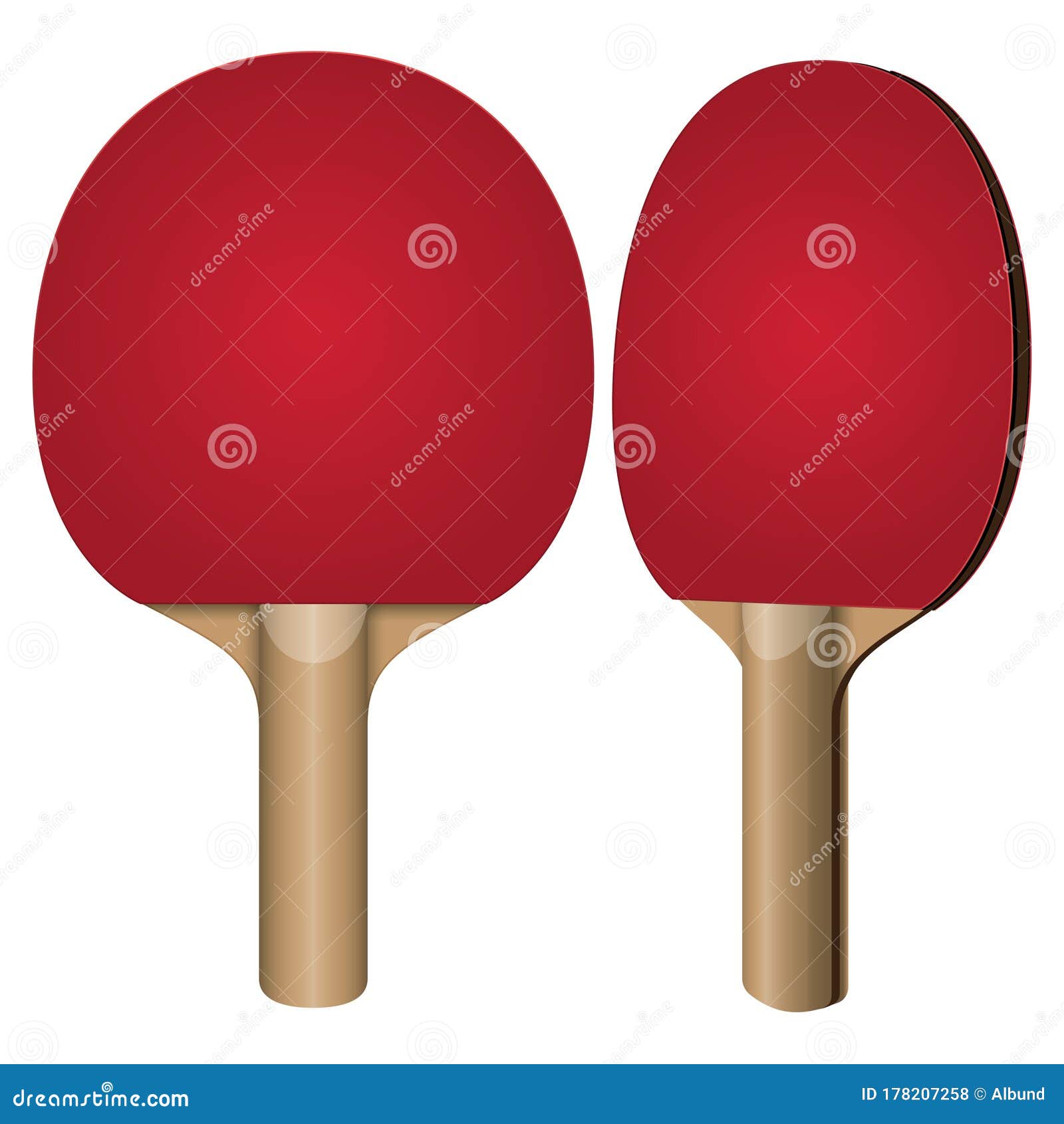 Table Tennis Paddles stock vector. Illustration of pingpong 178207258