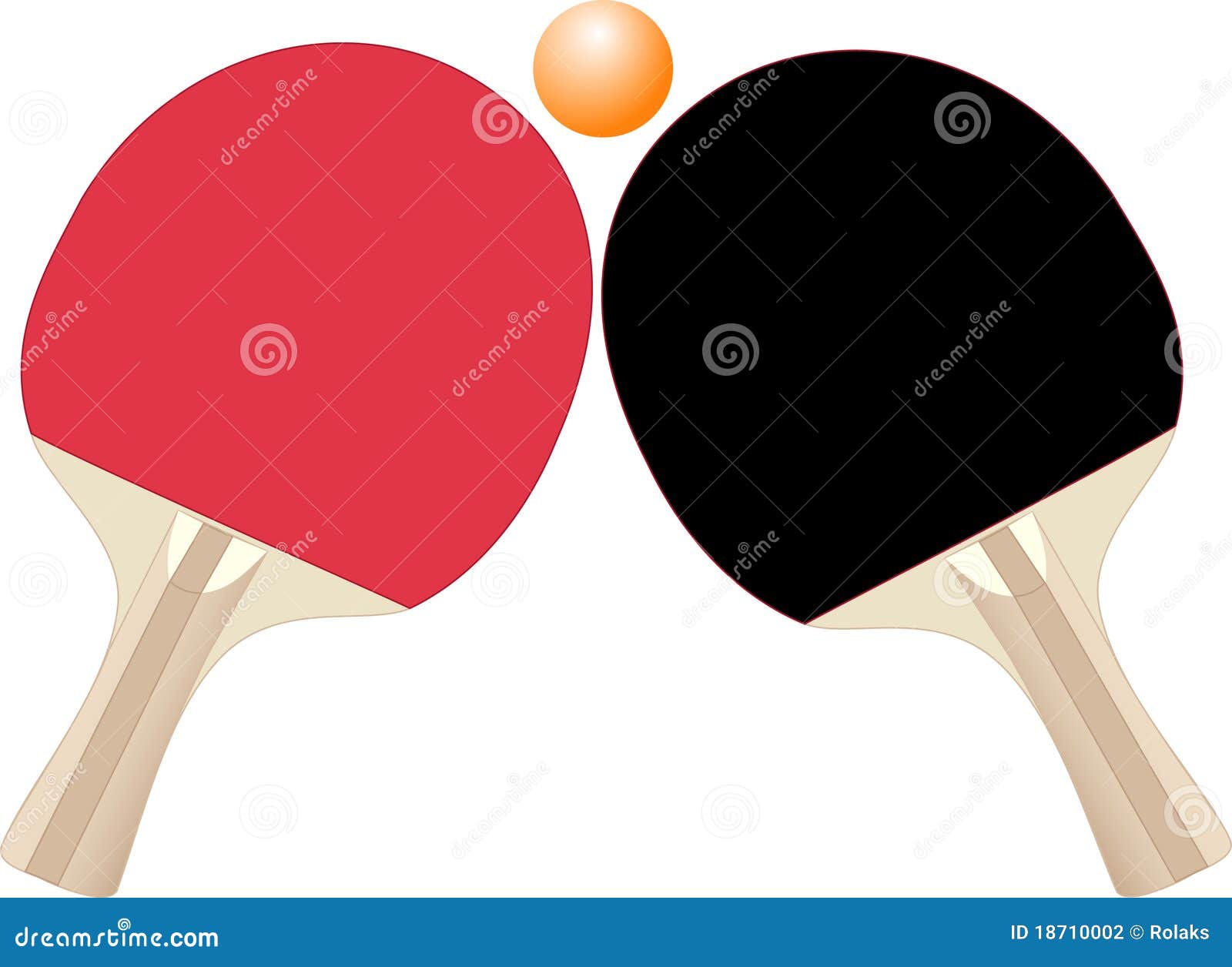 Table tennis rackets stock vector. Illustration of sport - 18710002