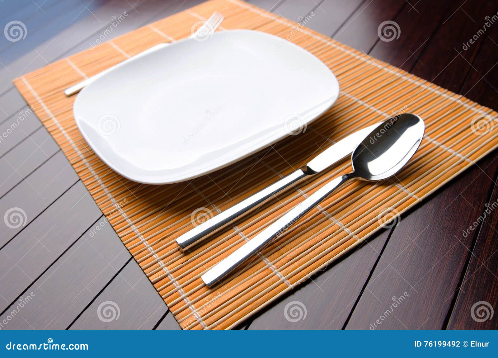 The Table Utensils Served for the Dinner Stock Photo Image of kitchen