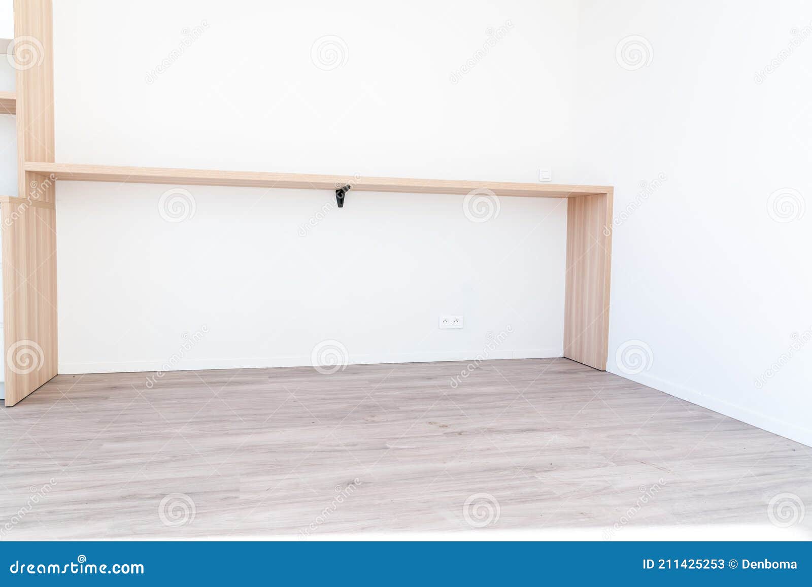 Table on the Wall of a Kitchen Stock Image Image of decorative