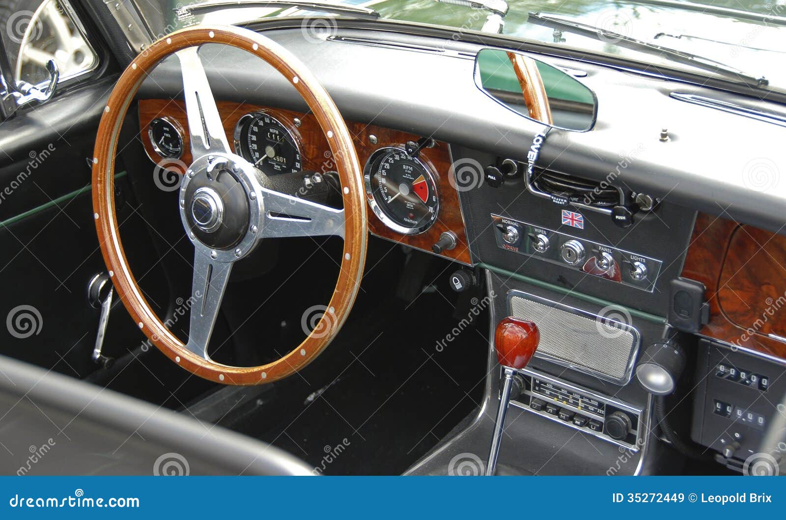 Tableau De Bord D Un Roadster Anglais 1 Image Stock Image Du Roadster Tableau 35272449