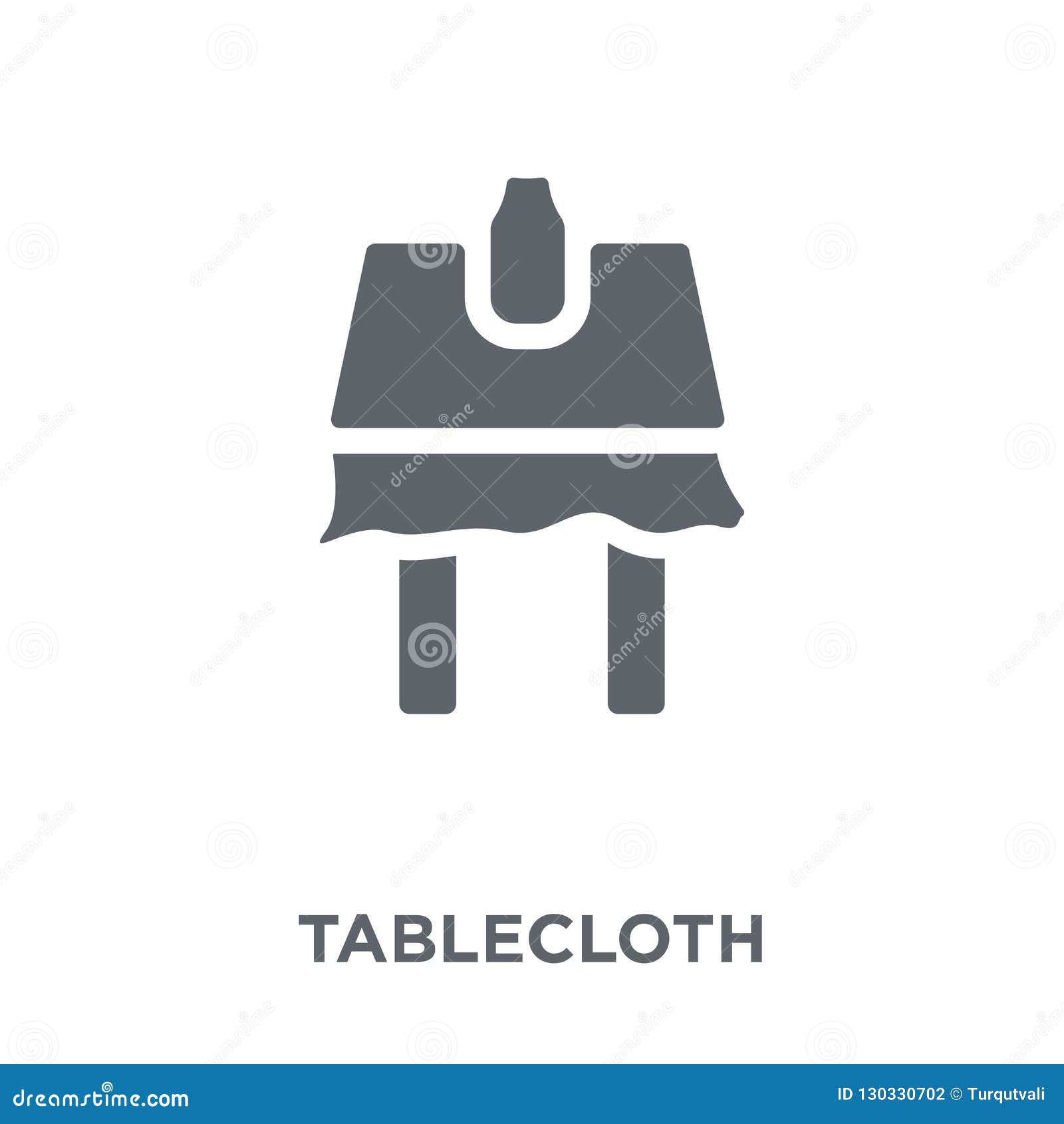 Tablecloth Icon From Kitchen Collection. Stock Vector Illustration of