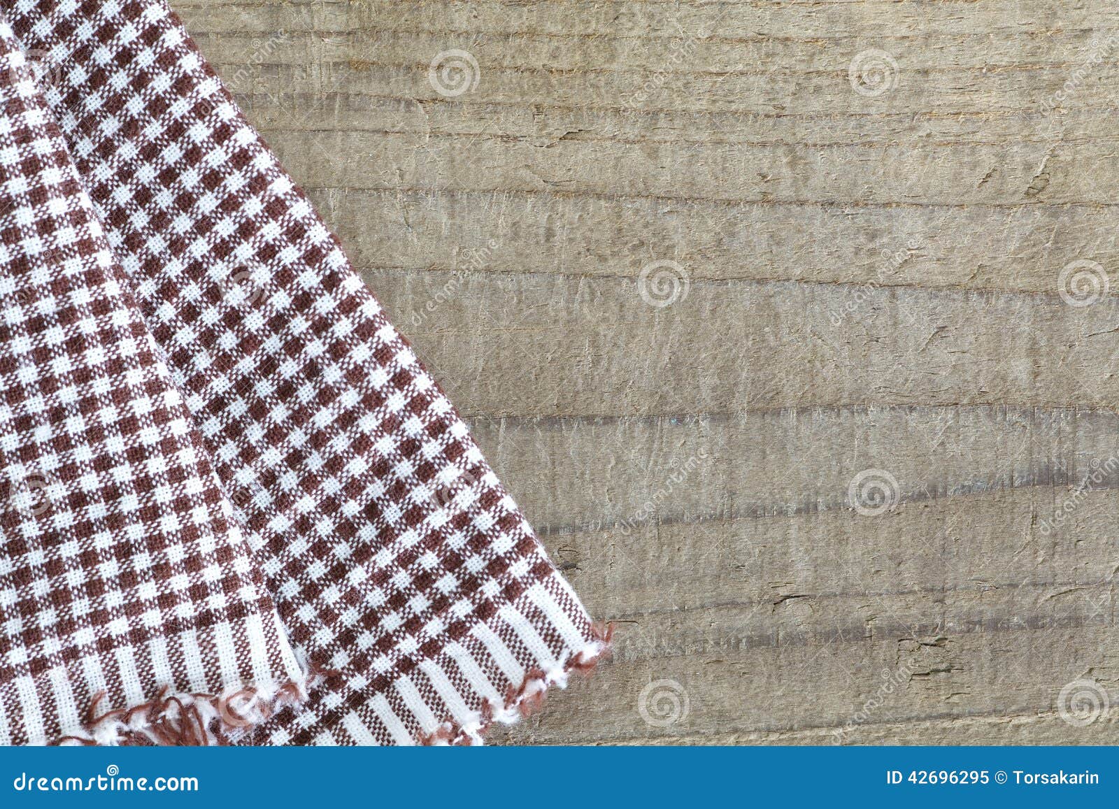 Tablecloth and Old Wooden Table Stock Image Image of pattern, linen