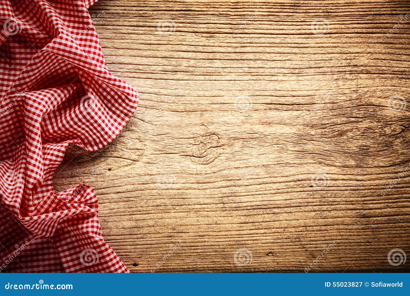 Tablecloth on wooden table stock image. Image of backdrop 55023827