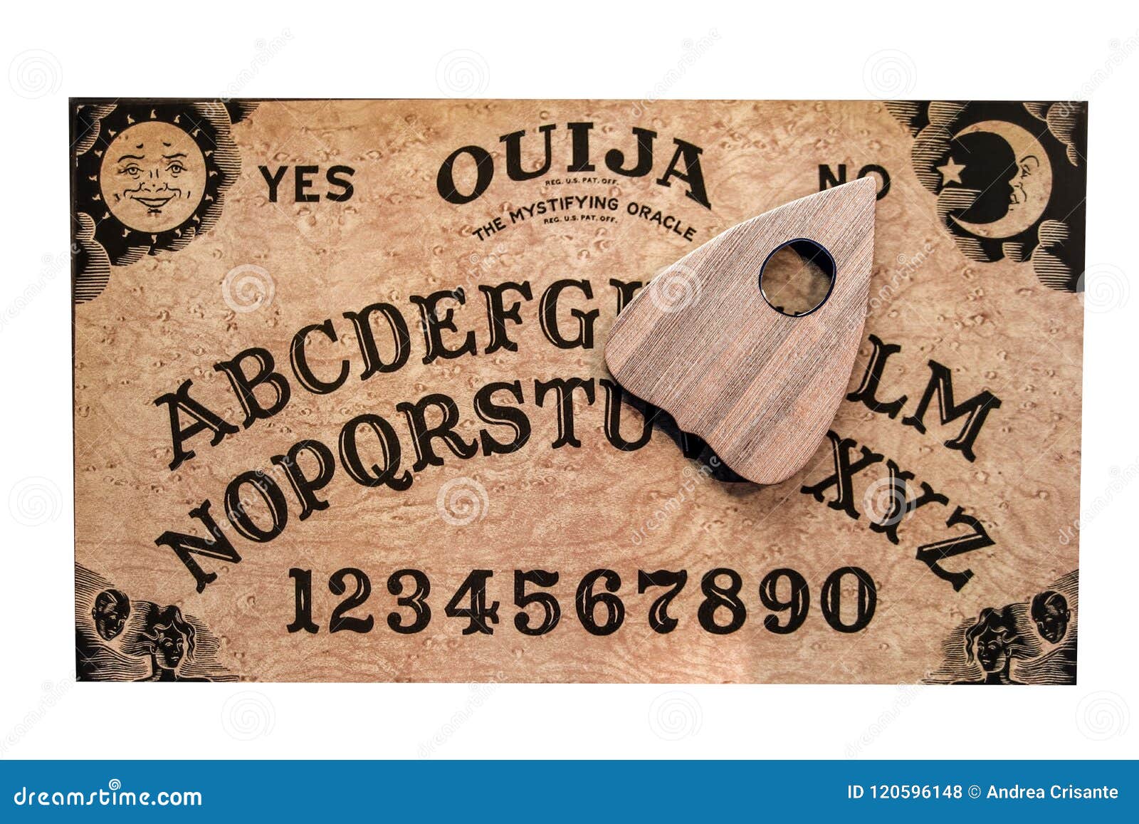 Tablero de Ouija aislado stock de ilustración. Ilustración de alcohol -  120596148