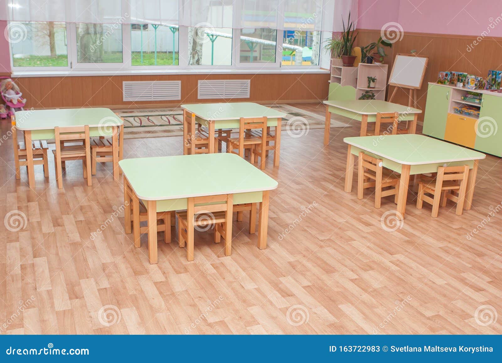 kindergarten table and chairs