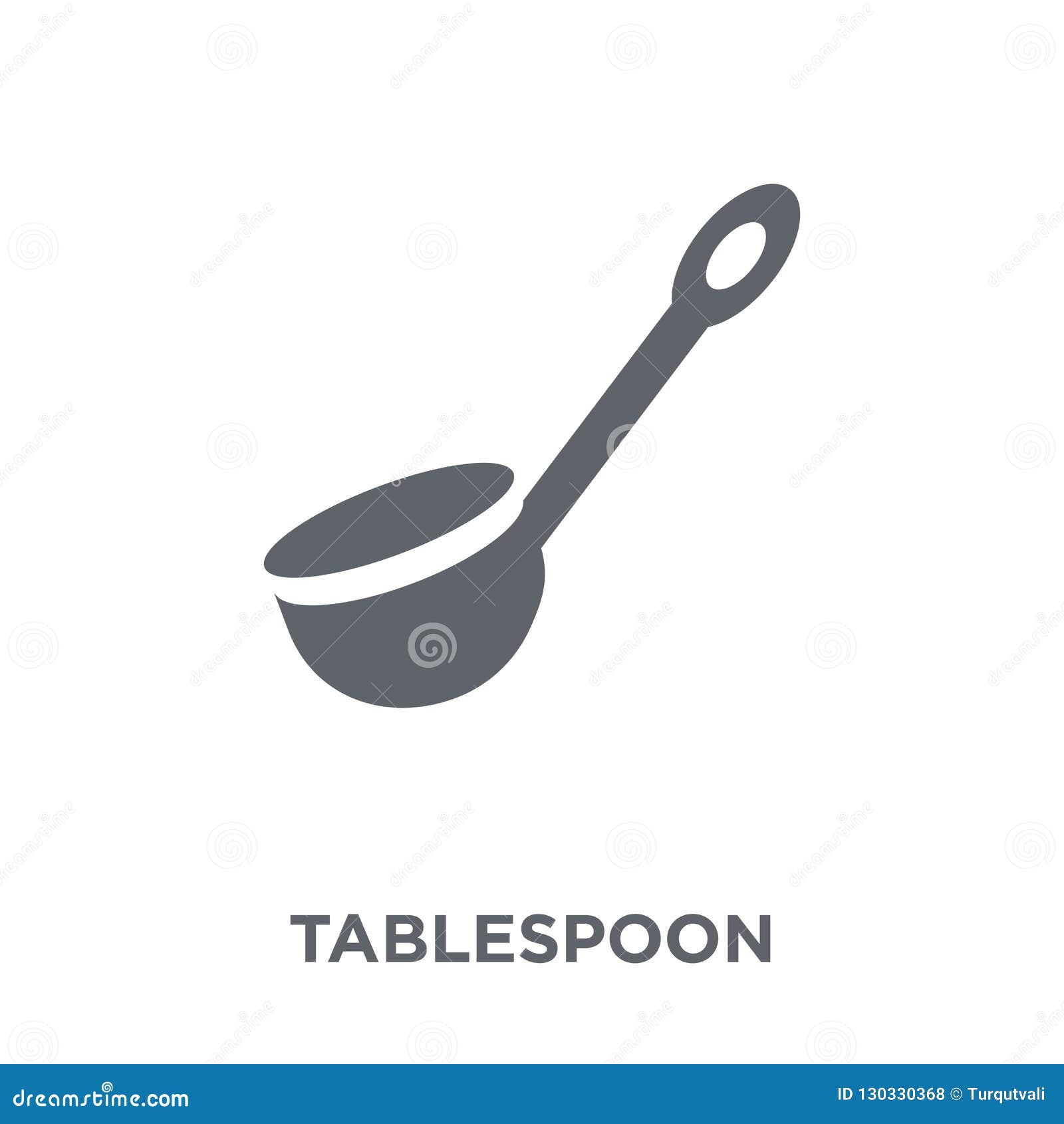 Tablespoon Icon from Kitchen Collection. Stock Vector Illustration of