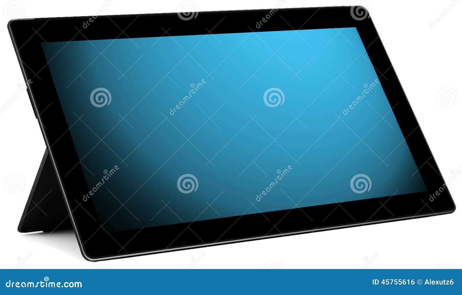 Tablet Blue Screen stock illustration. Illustration of cellular 45755616