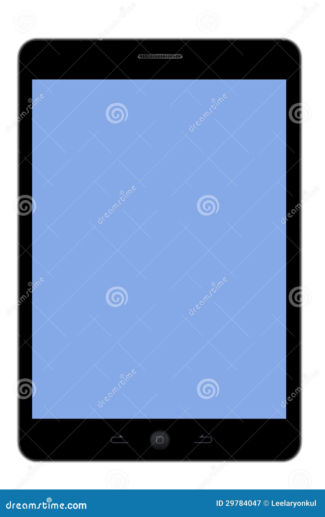 Tablet PC blue screen stock image. Image of tablet, wifi 29784047