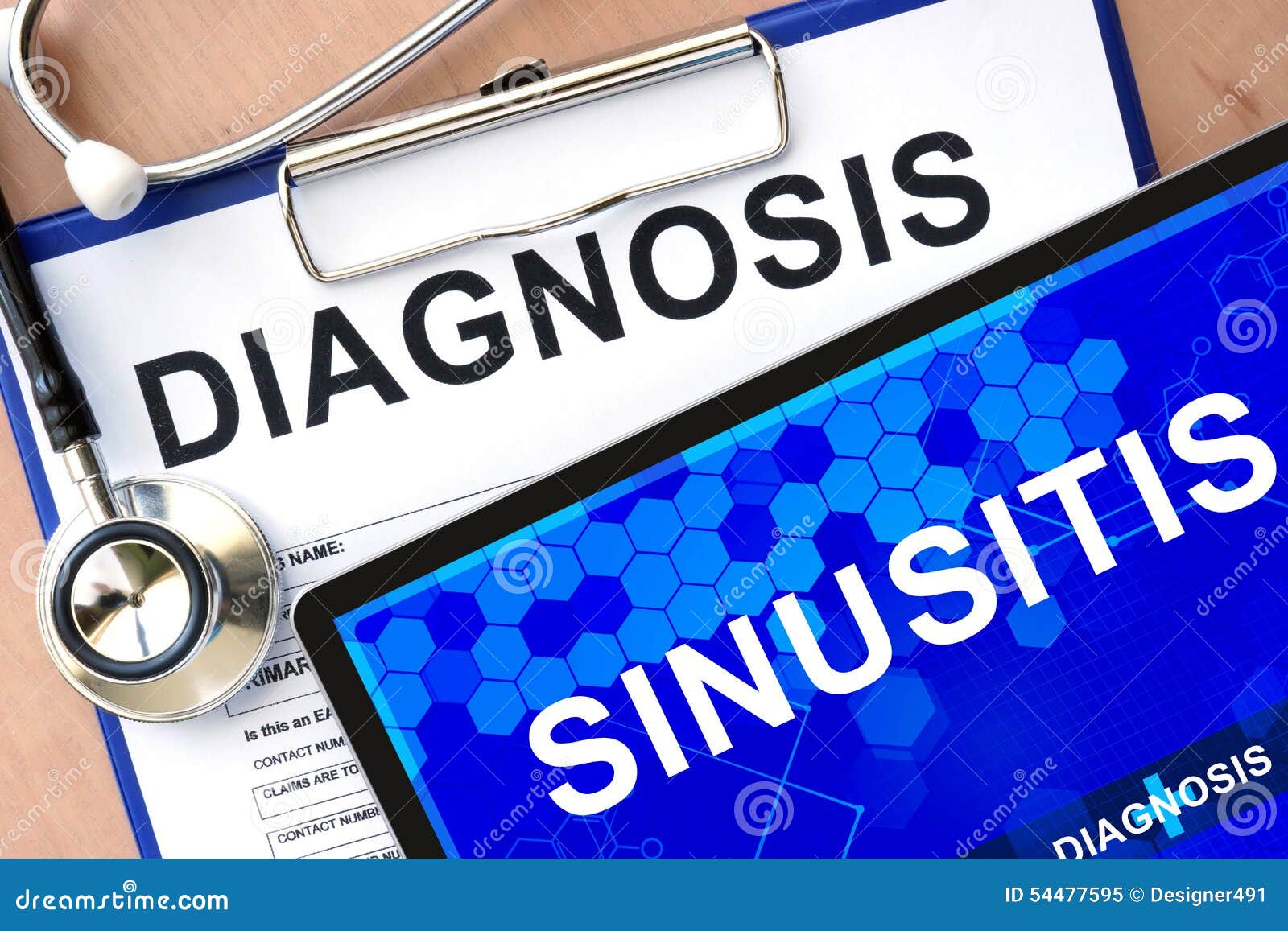tablet with sinusitis