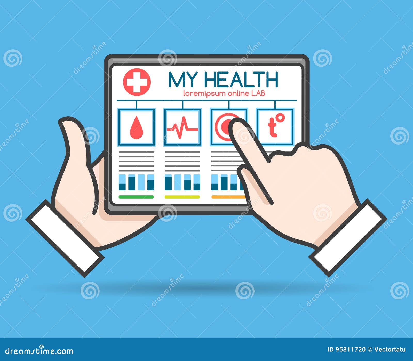 tablet telehealth concept