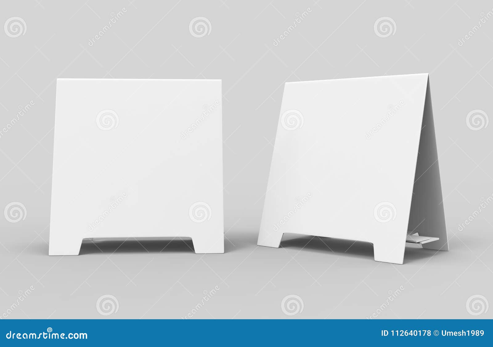 Tablet Tent Card Talkers Promotional Menu Card White Blank Empty Regarding Blank Tent Card Template