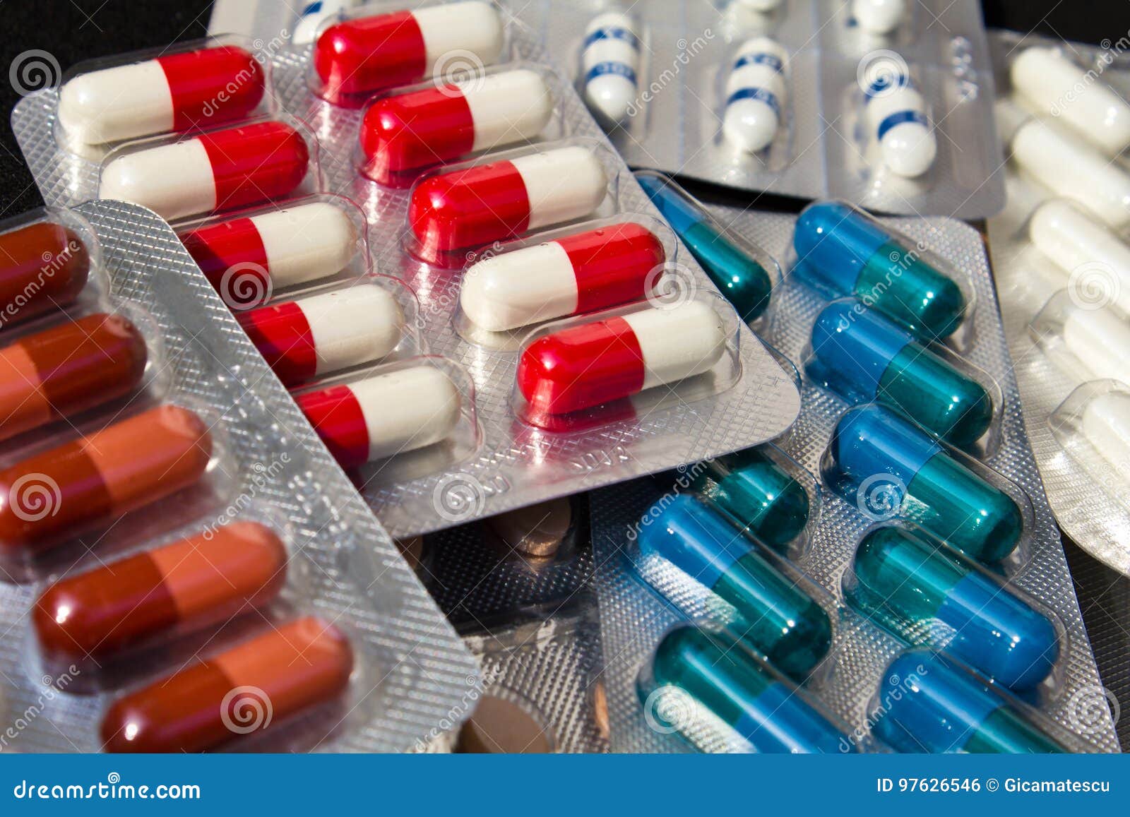 tablets with antibiotics