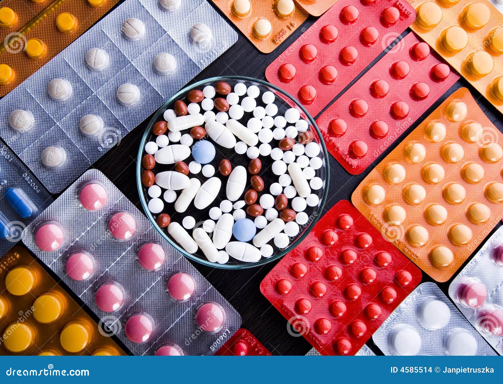 Tablets & Medicines stock photo. Image of colour, therapy 4585514