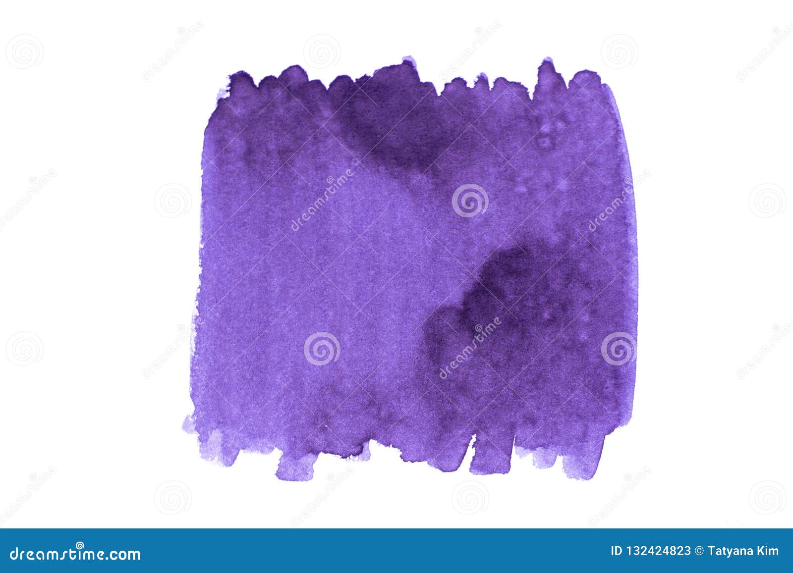 Tache Violette D'encre Texture D'encre De Fond Sur Le Papier D ...