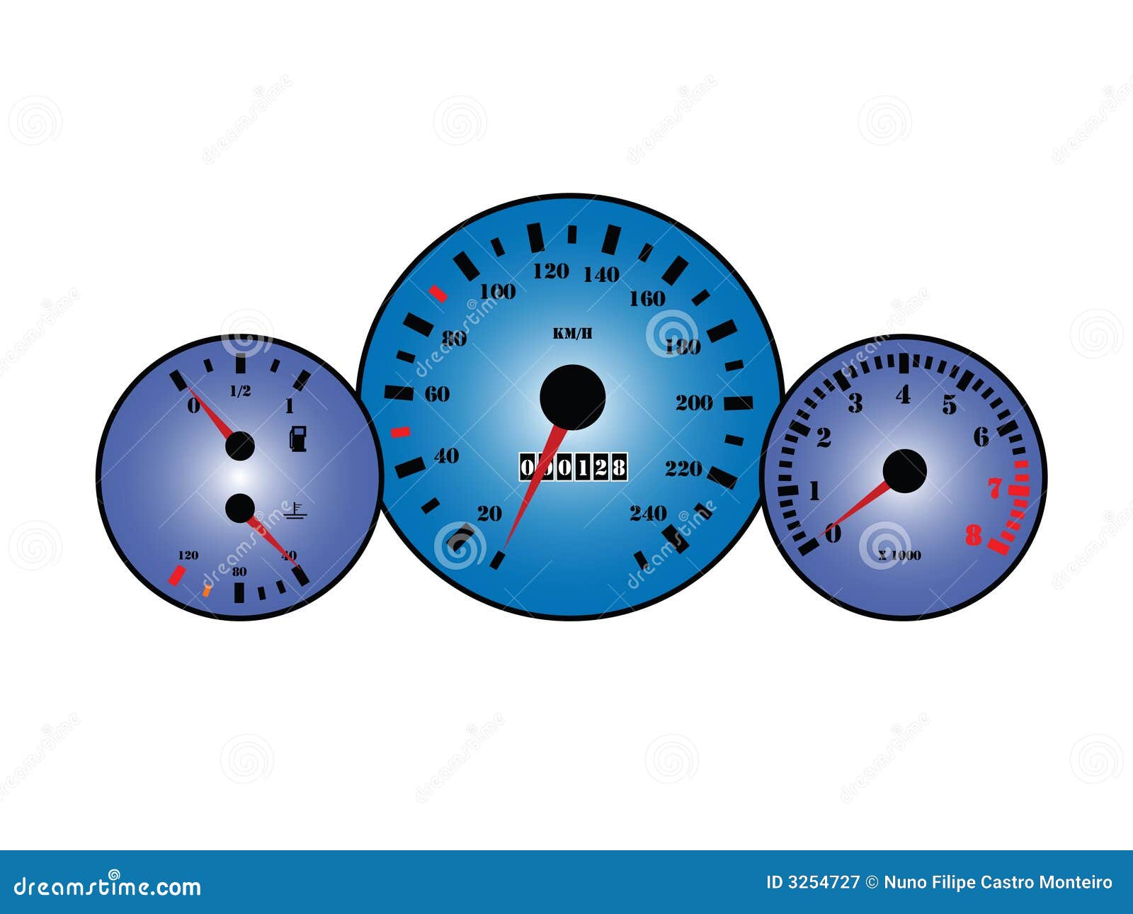 Tachometer Vector Illustration | CartoonDealer.com #70302676