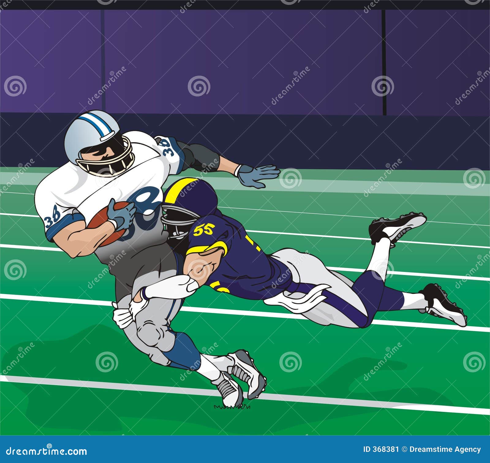 Football Tackle Stock Illustrations – 1,934 Football Tackle Stock