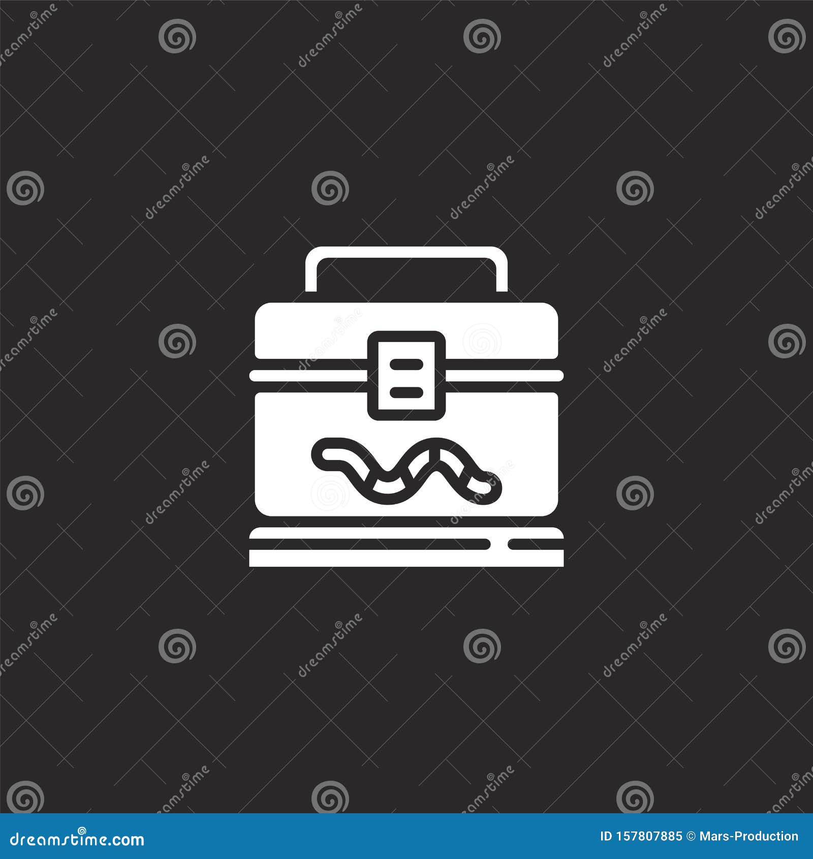 Tackle Box Icon. Filled Tackle Box Icon for Website Design and Mobile, App  Development Stock Vector - Illustration of equipment, design: 157807885