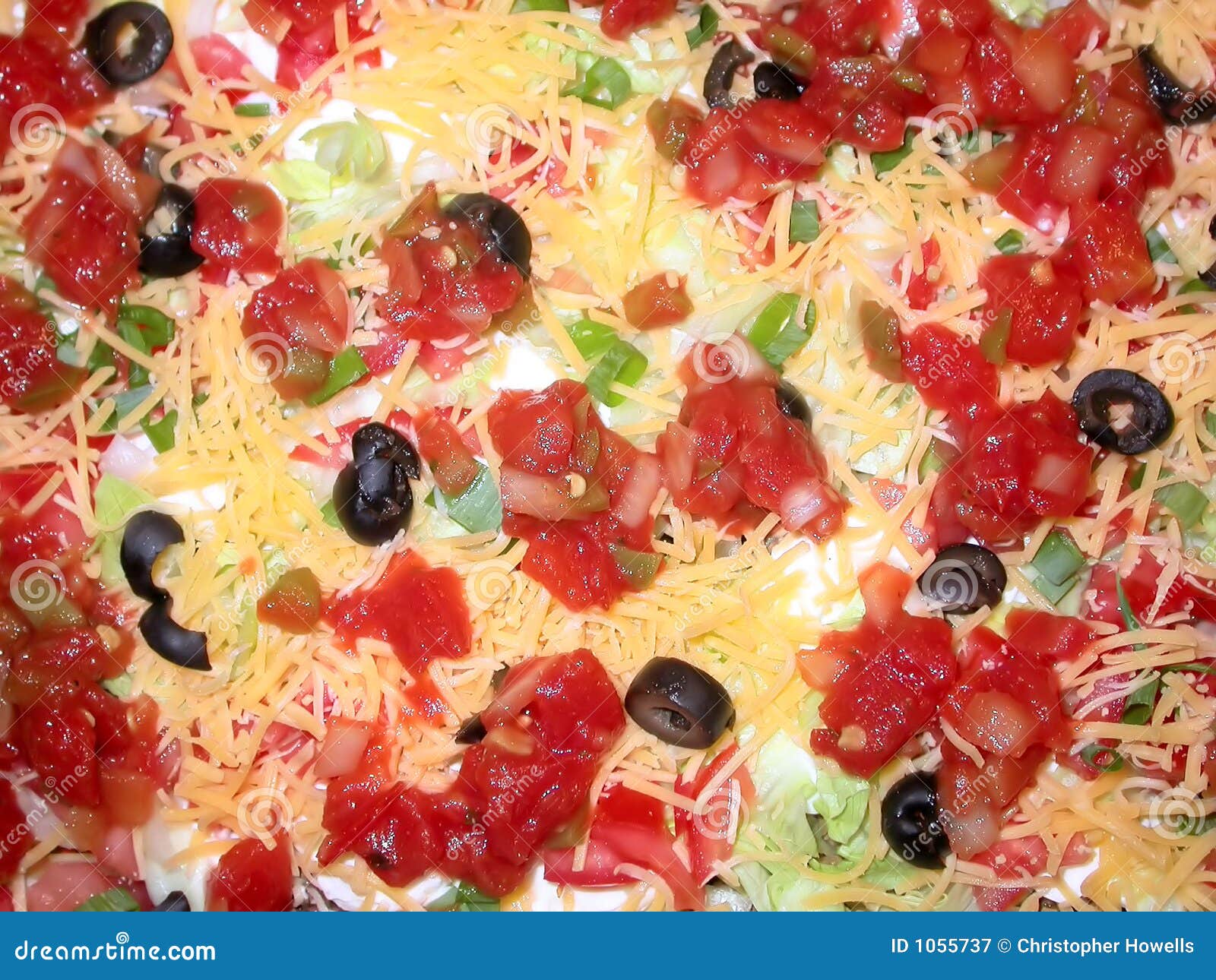 Taco Salad stock image. Image of meal, food, cream, taste 1055737