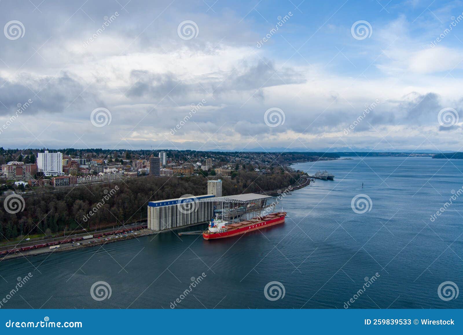 Washington Waterfront Editorial Stock Photo Image of urban