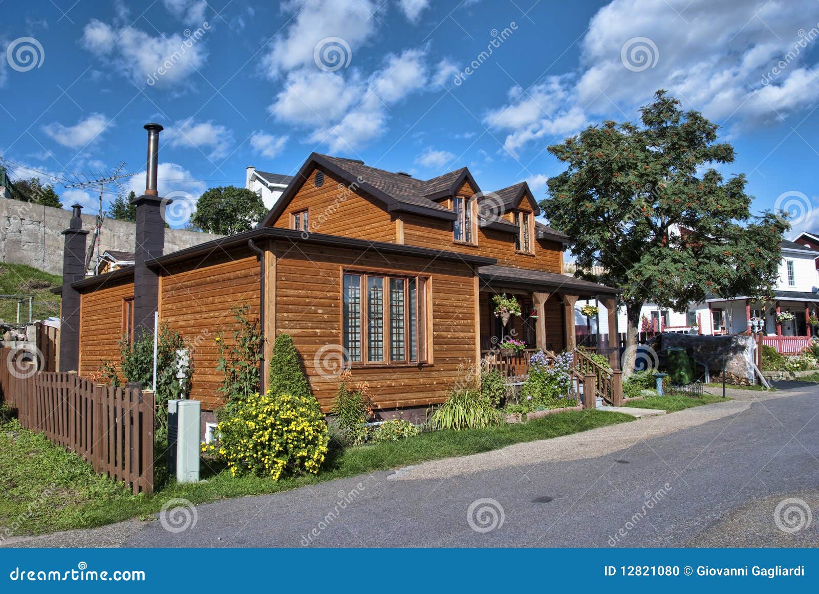 Tadoussac House, Quebec stock photo. Image of landscape 12821080