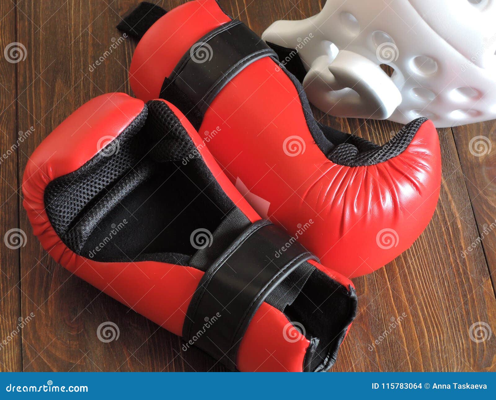 Taekwondo sparring gloves stock photo. Image of equipment 115783064