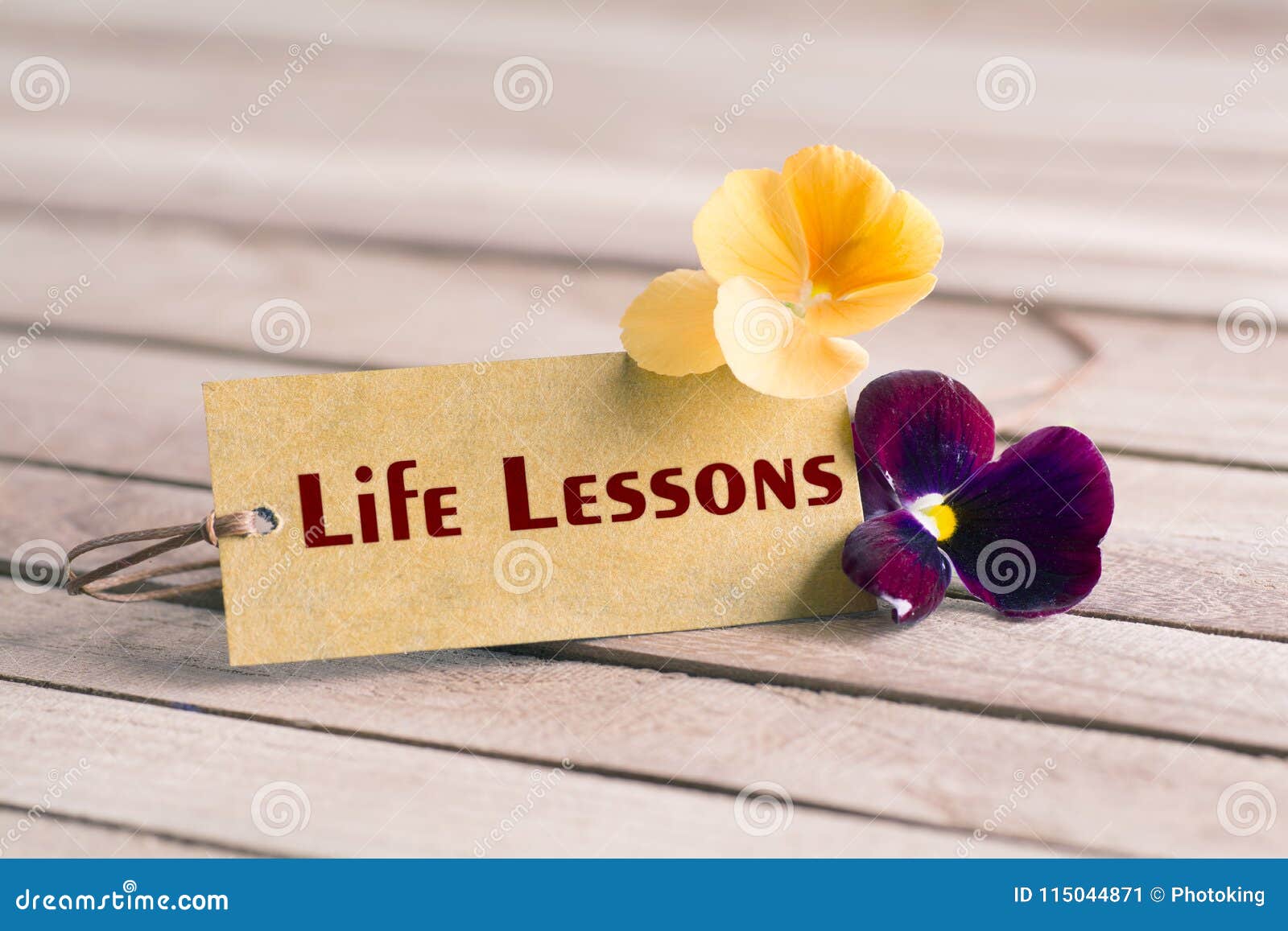 Life lessons tag stock image. Image of education, learn - 115044871