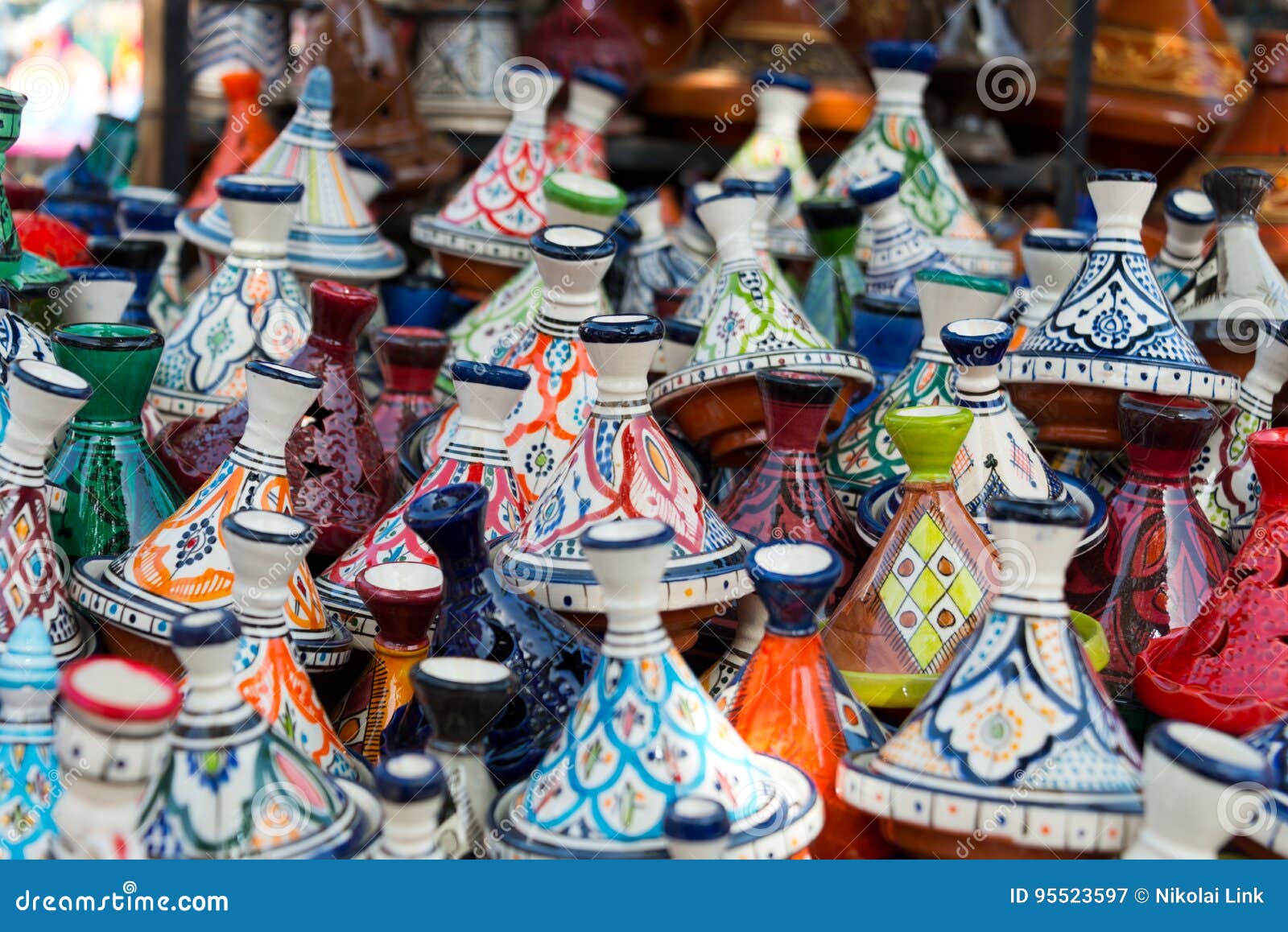 Tagine pottery stock image. Image of selection, pottery 95523597