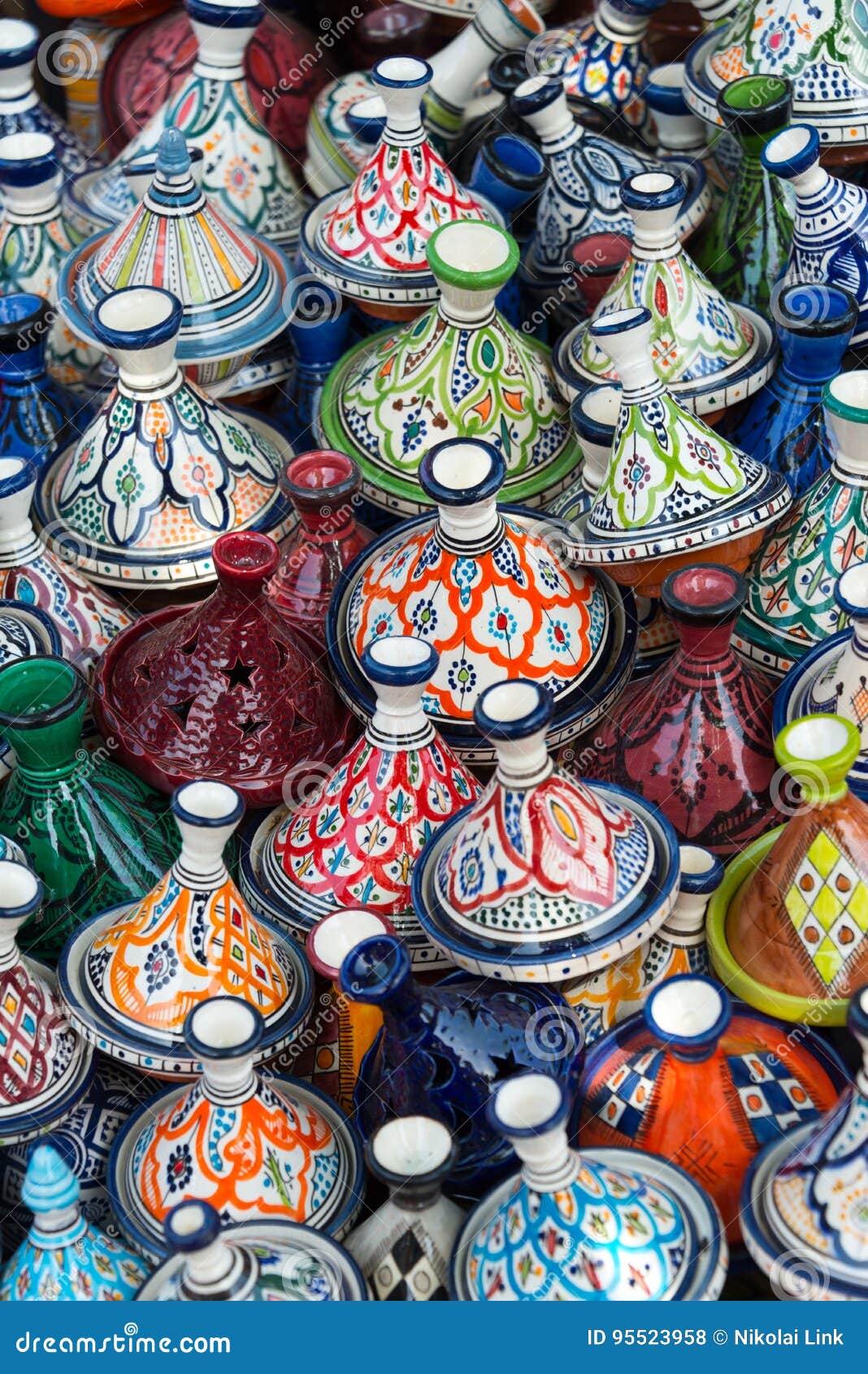 Tagine pottery stock photo. Image of medina, handmade 95523958