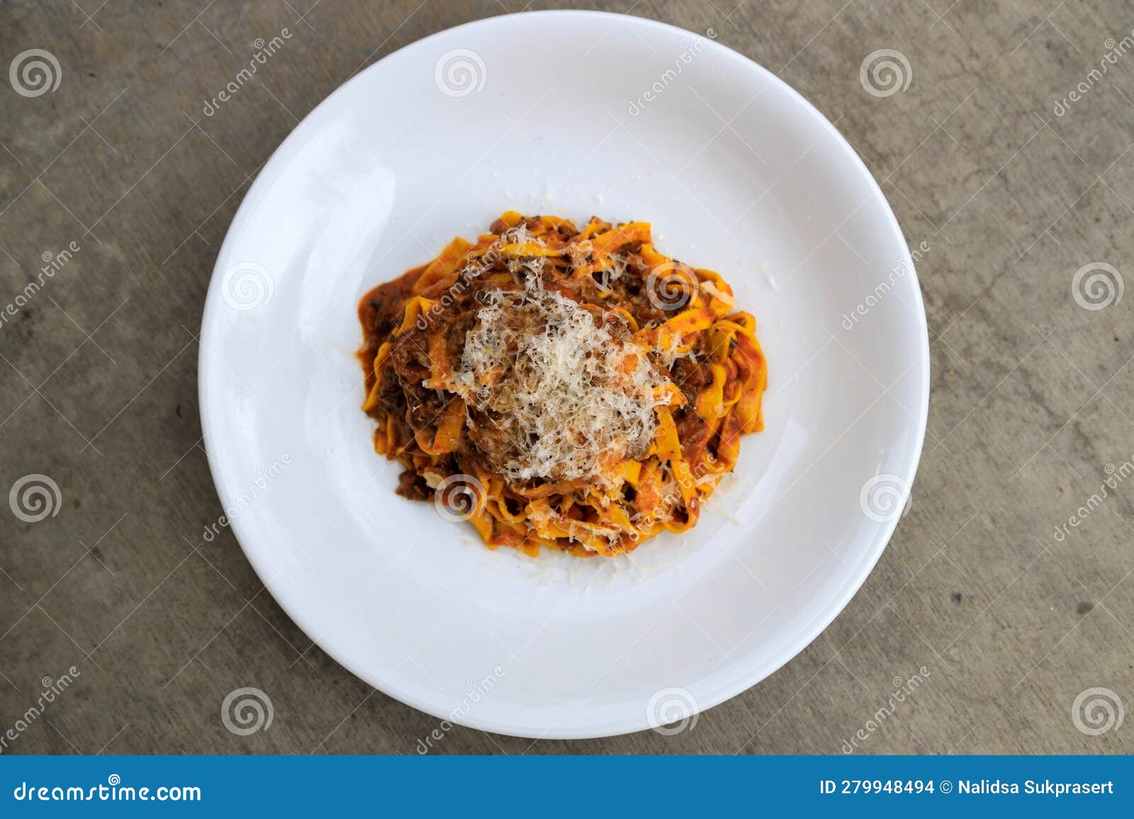 Tagliatelle Pasta stock photo. Image of lunch, vegetarian 279948494