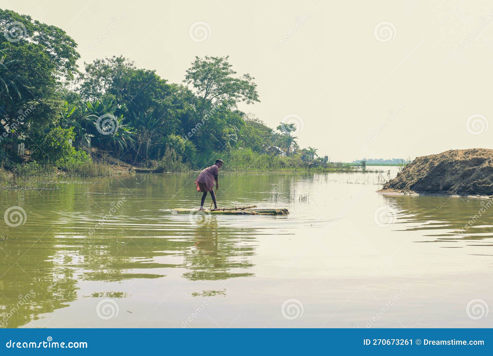 Small Fishing Village Bangladesh Stock Photos - Free & Royalty