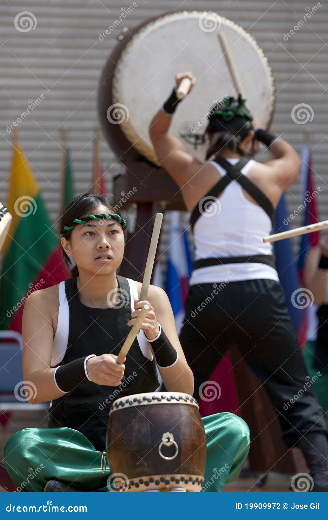 Taiko Drummers editorial photography. Image of american 19909972