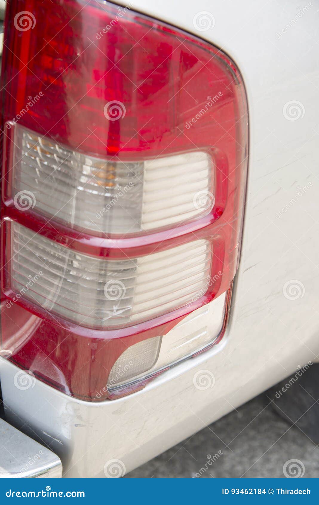 The Tail Lights are Caused by Accident Stock Photo Image of broken
