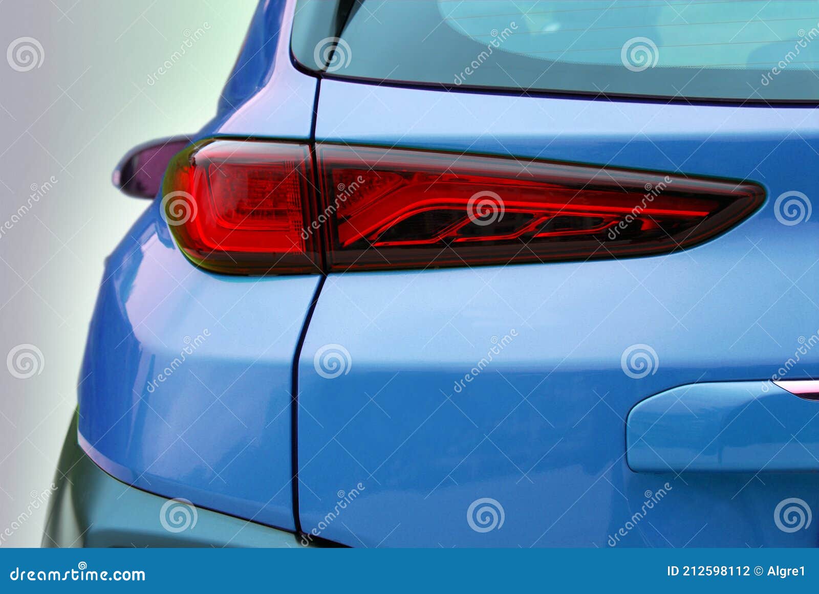 The Tail Lights on a Luxury Passenger Car Stock Photo Image of sport