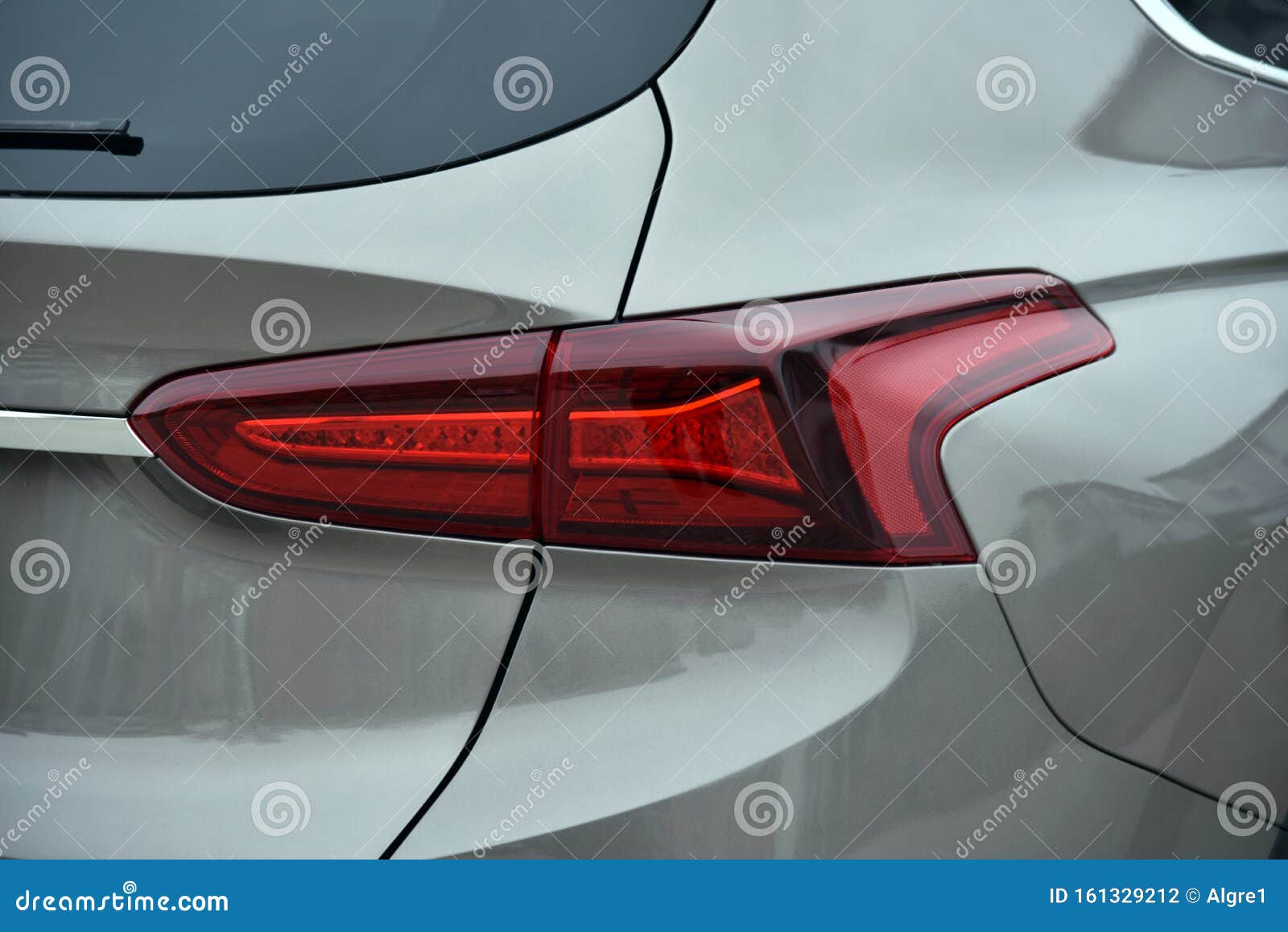 The Tail Lights on a Luxury SUV Stock Photo Image of attractive, race 161329212