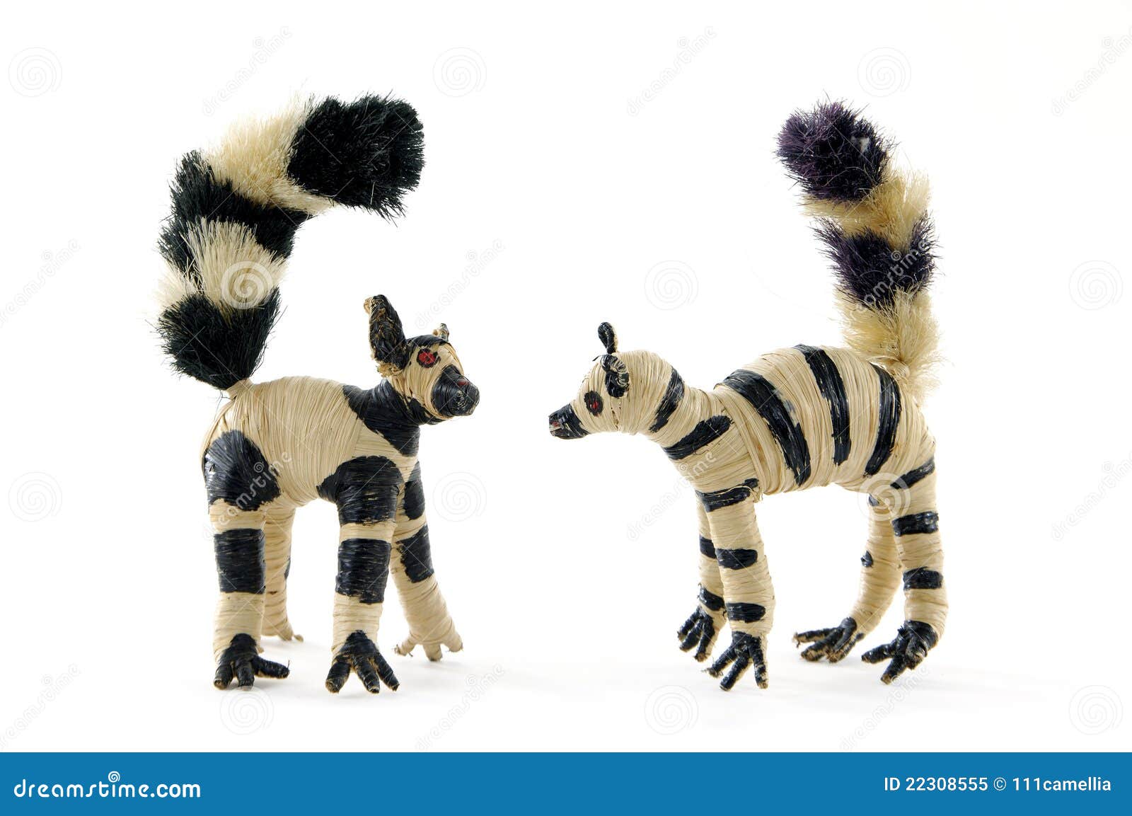 Tailed lemur toys stock image. Image of mammal, africa 22308555