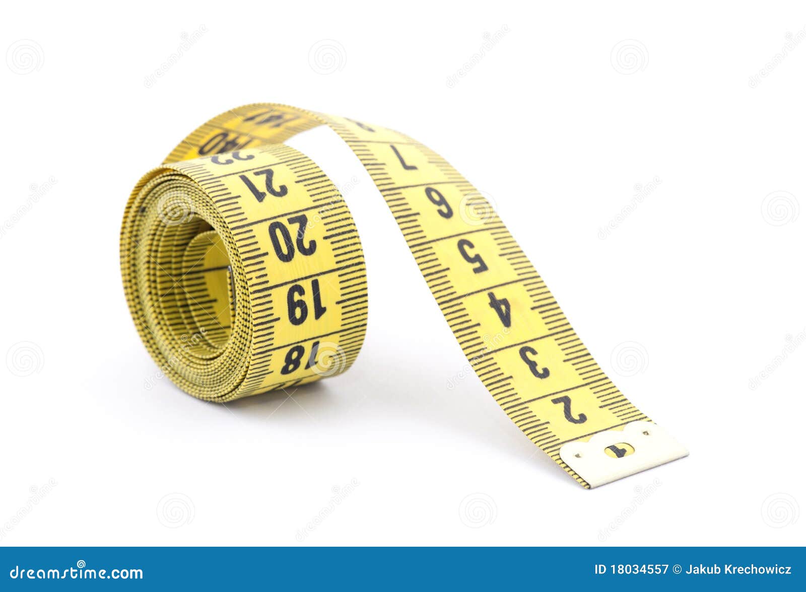 Measuring Tape on White Background Stock Image - Image of craft, measurement:  189324119