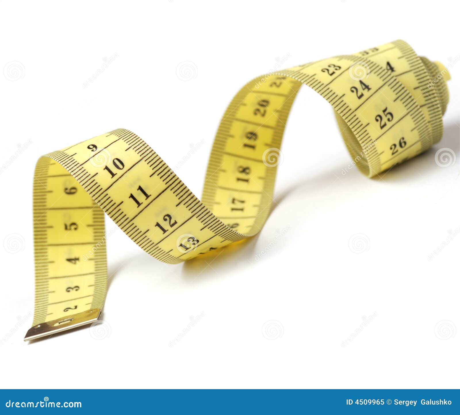 Tailor Measuring Tape Isolated Stock Image - Image of measure, tailor:  4509965