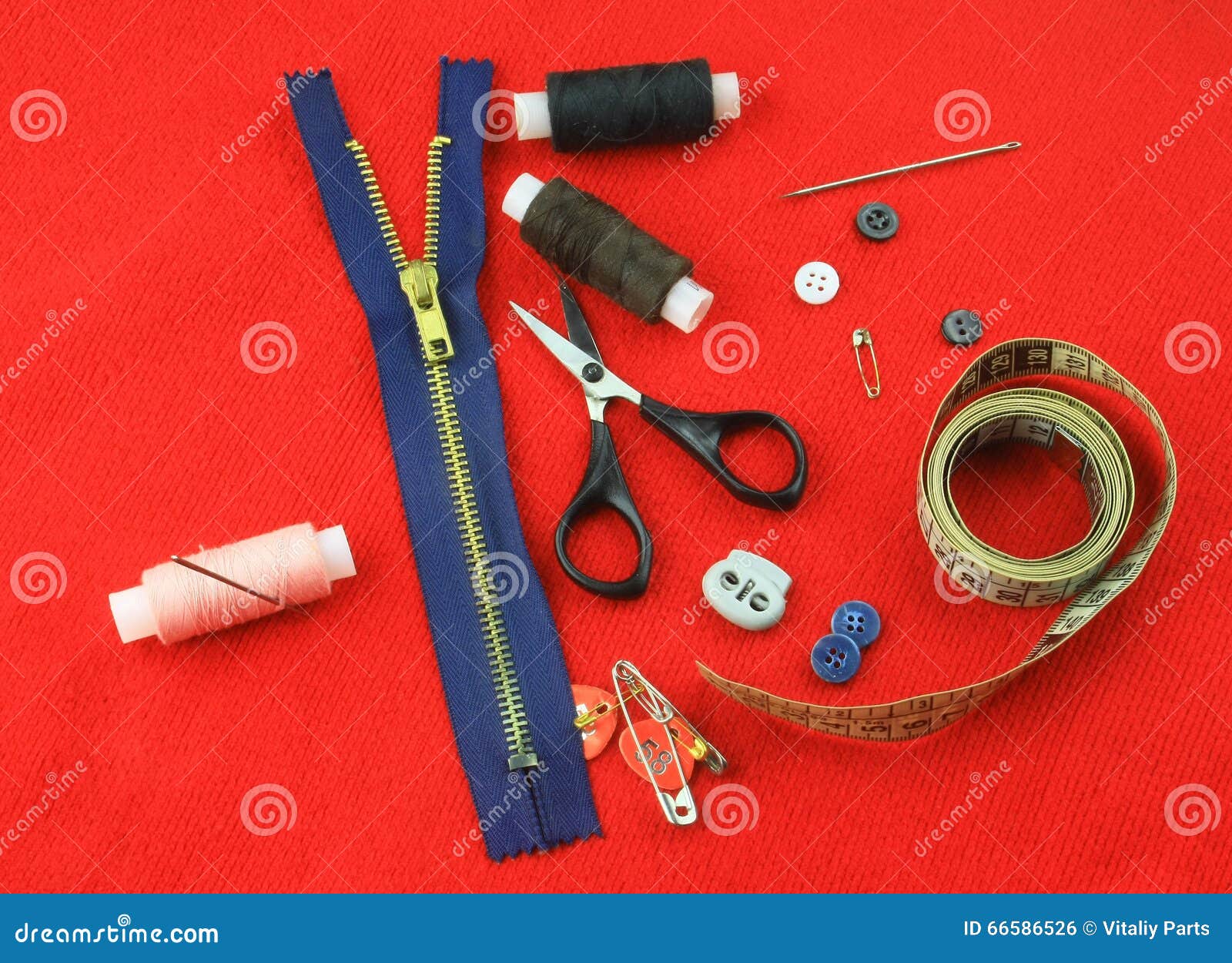Tailoring accessories stock photo. Image of accessories 66586526