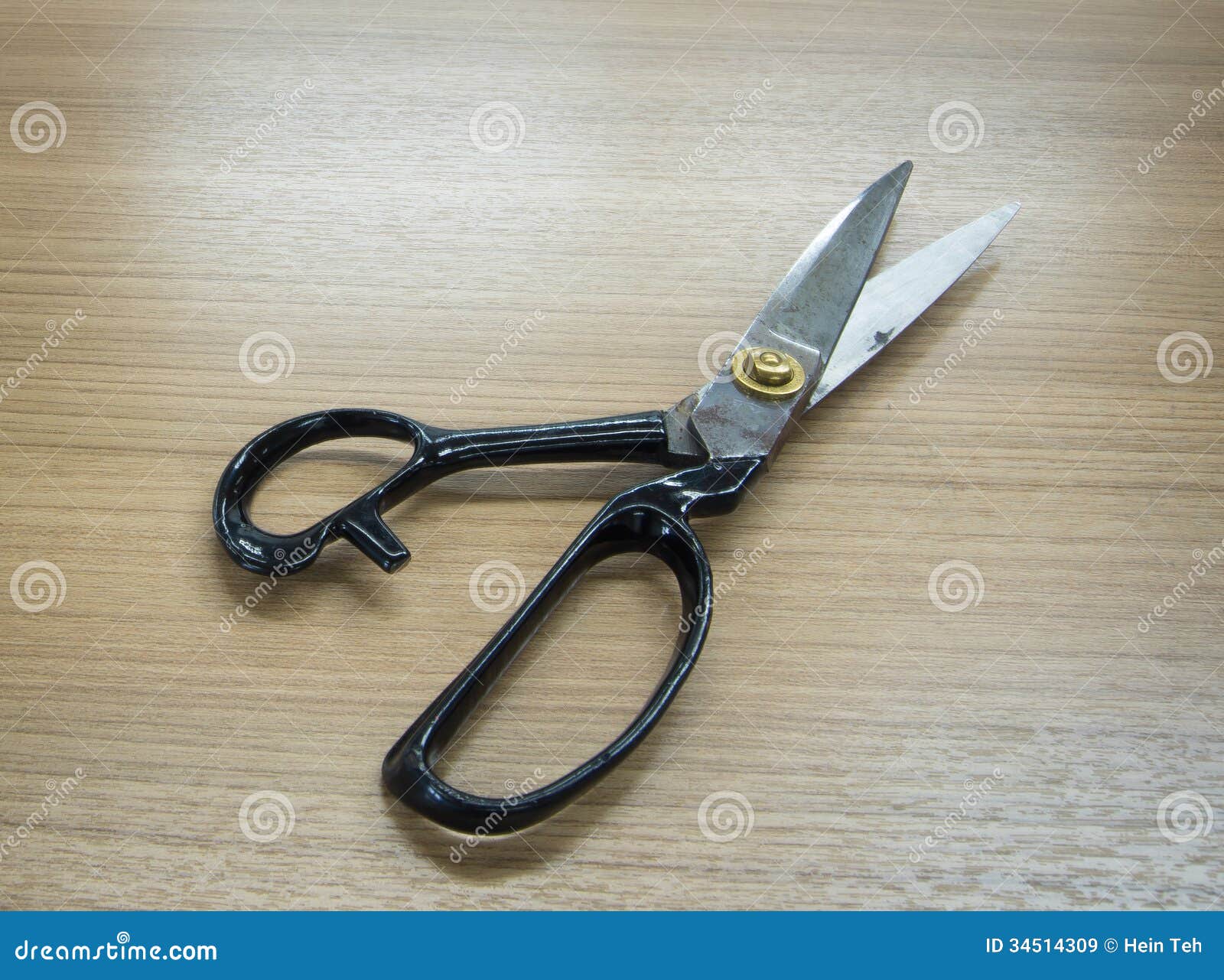 Tailoring Scissors. Large Dressmaking or Tailoring Scissors Stock Image