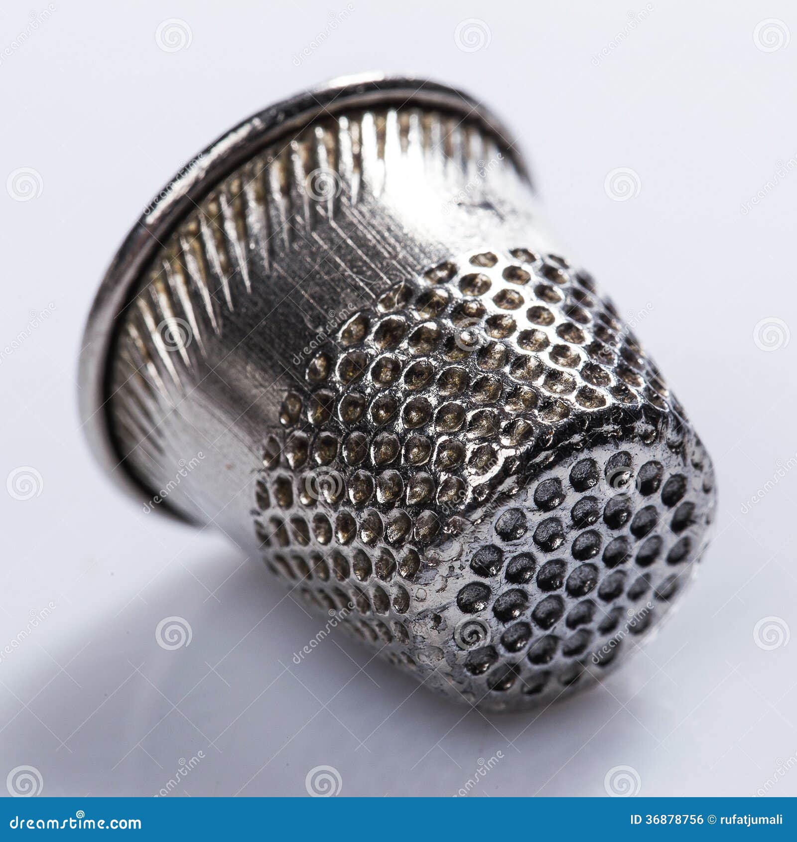 Tailoring. Thimble, Also Known As Finger Guard Stock Photo Image of