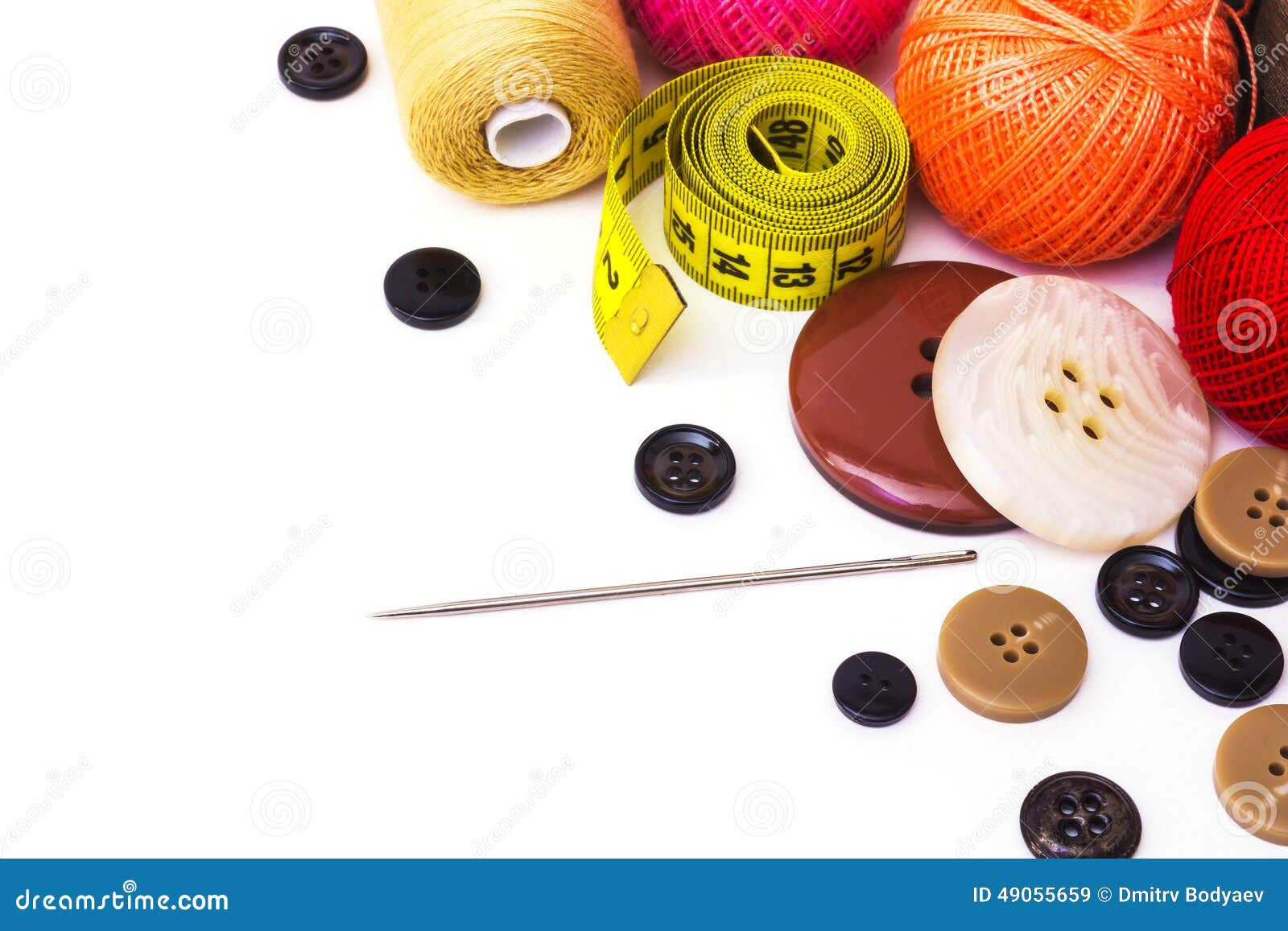 Tailoring Tools and Accessories Stock Image Image of material, cotton