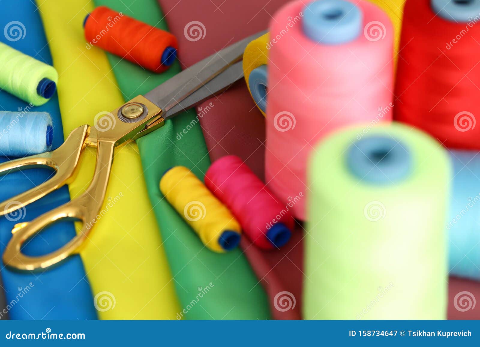 Tailors equipment for work stock image. Image of professional - 158734647