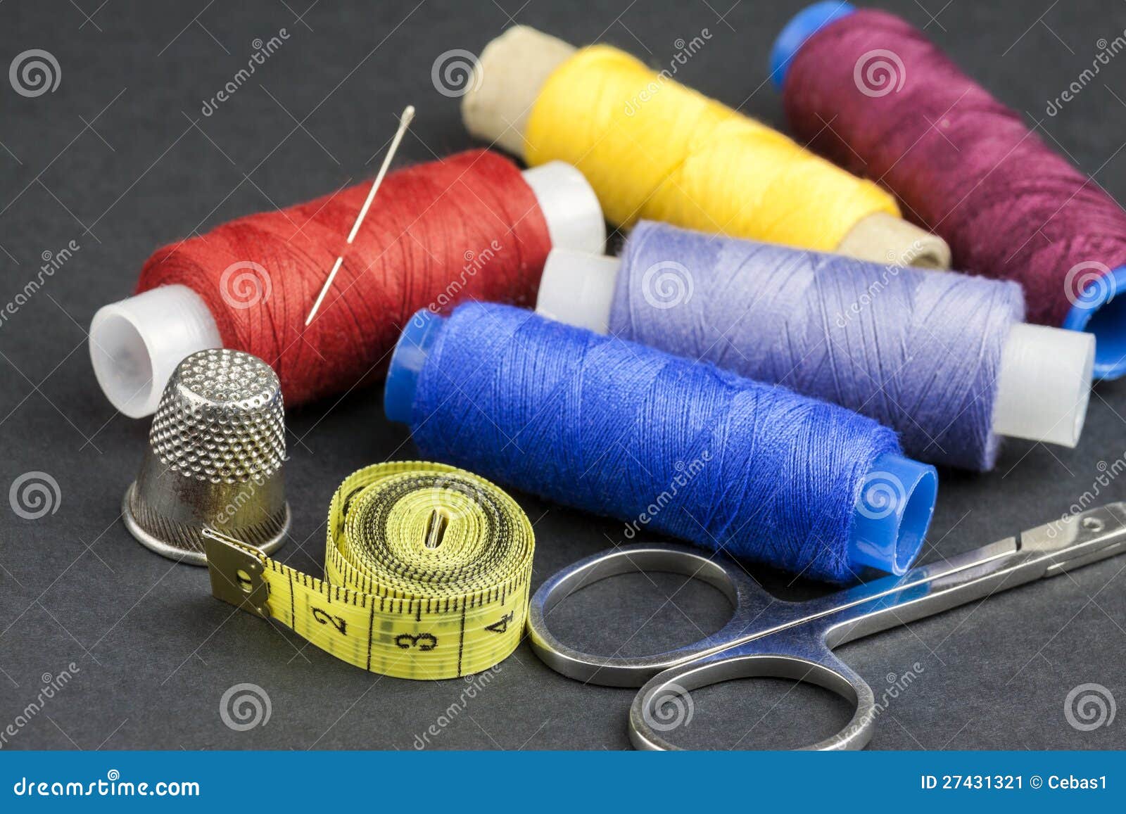 Tailors tools stock image. Image of shot, studio, needlecraft - 27431321