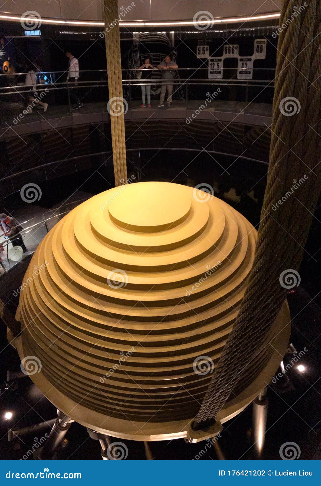 Taipei 101 Tuned Mass Damper Editorial Photography - Image of ...