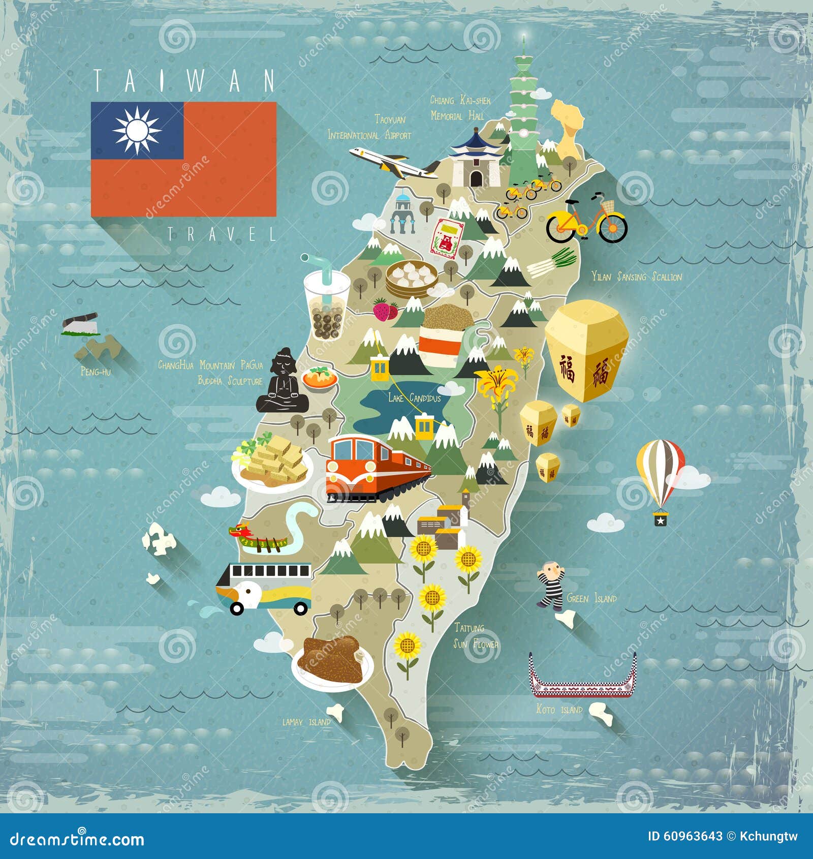 taiwan travel map